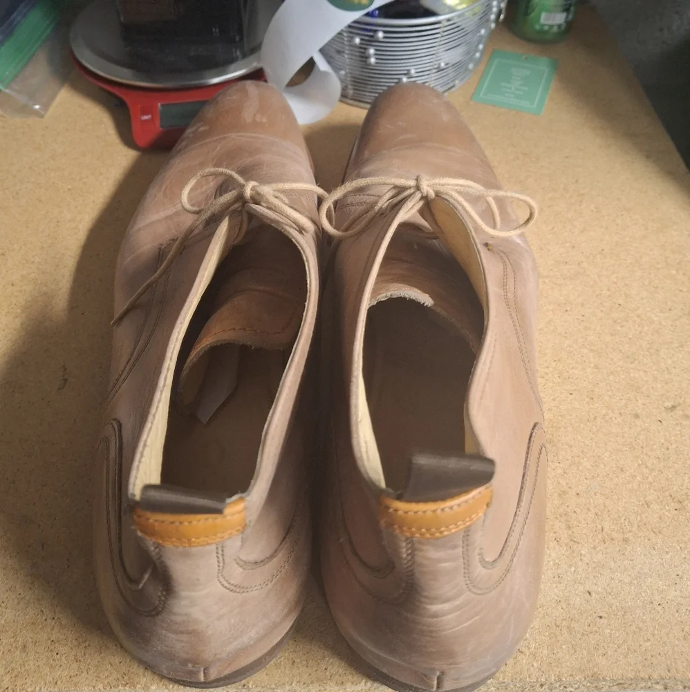 Aldo Men's Tan Leather Dress Shoes